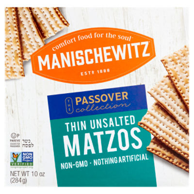 Manischewitz Matzos - Thin, 10 oz