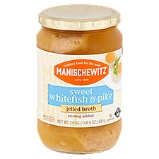 Manischewitz Whitefish & Pike - Sweet, 24 Ounce