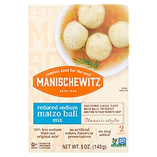 Manischewitz Reduced Sodium Matzo Ball Mix, 2 count, 5 oz, 5 Ounce
