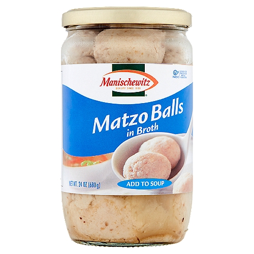 Manischewitz Matzo Balls in Broth, 24 oz