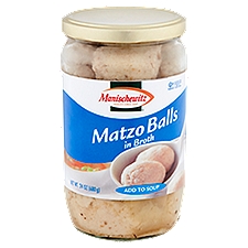Manischewitz Broth, Matzo Balls, 24 Ounce