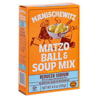 Manischewitz Reduced Sodium, Matzo Ball & Soup Mix