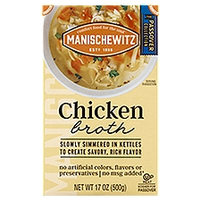 Manischewitz Chicken Broth, 17 oz