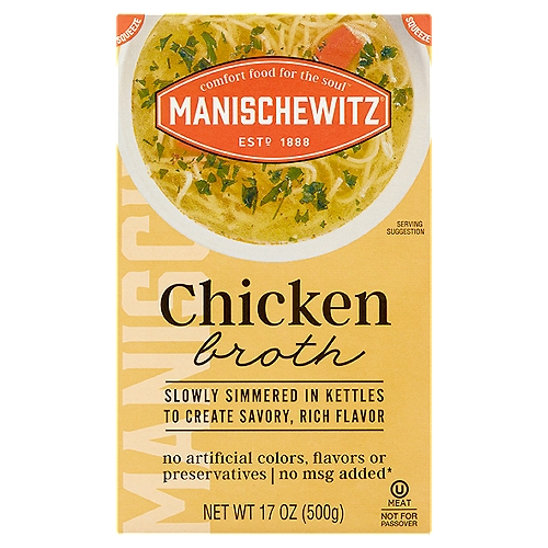 Manischewitz Chicken Broth, 17 oz