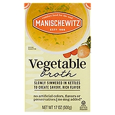 Manischewitz Vegetable Broth, 17 oz