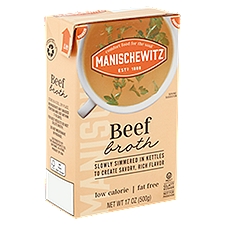 Manischewitz Beef Broth, 17 oz