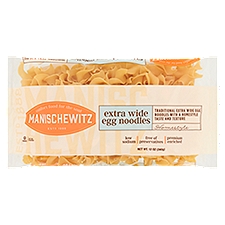 Manischewitz Extra Wide, Egg Noodles, 12 Ounce
