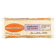 Manischewitz Alphabet Egg Noodles, 12 oz