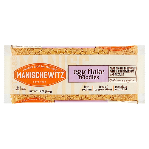Manischewitz Egg Flake Noodles, 12 oz