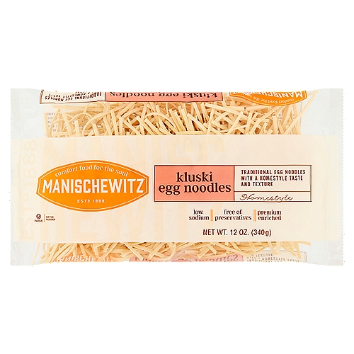 Manischewitz Kluski Egg Noodles, 12 oz