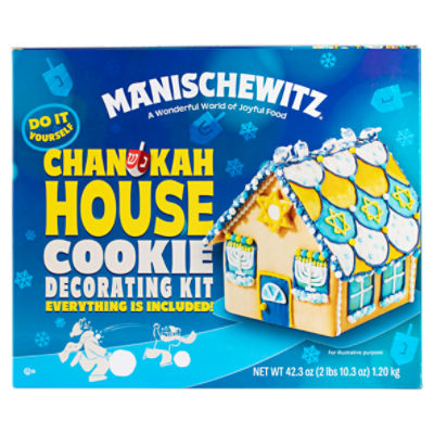 Manischewitz Chanukah House Cookie Decorating Kit, 42.3 oz