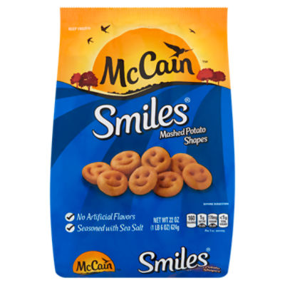 Mccain Smiles Mashed Potato Shapes