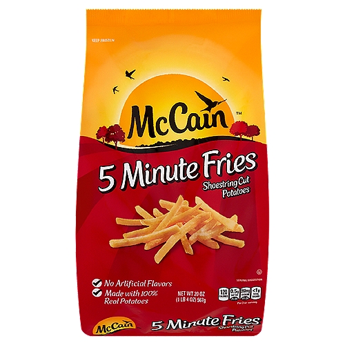 McCain 5 Minute Fries Shoestring Cut Potatoes, 20 oz