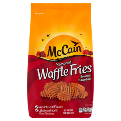 McCain Seasoned Potato Waffle Fries, 26 oz