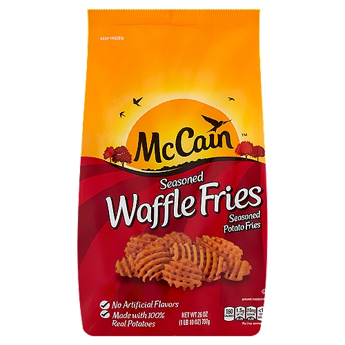 McCain Seasoned Potato Waffle Fries, 26 oz