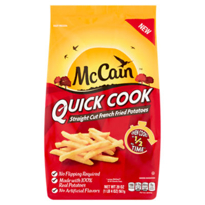 McCain Quick Cook Straight Cut French Fried Potatoes, 20 oz