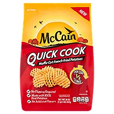 McCain Quick Cook Waffle Cut French Fried Potatoes, 20 oz, 20 Ounce