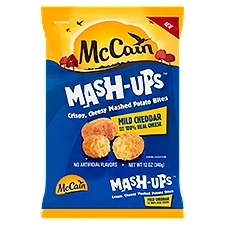 McCain Mash-Ups Mild Cheddar Crispy, Cheesy Mashed Potato Bites, 12 oz, 12 Ounce