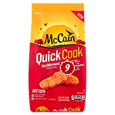 McCain Quick Cook Hashbrowns Potato Patties, 20 oz, 20 Ounce