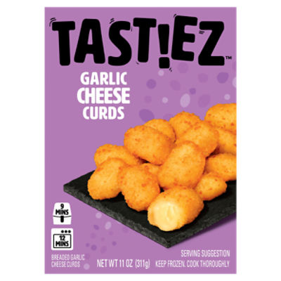 TAST!EZ Breaded Garlic Cheese Curds, 11 oz
