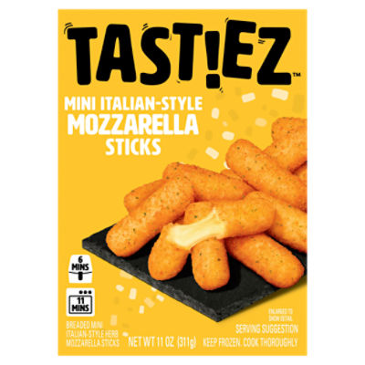 TAST!EZ Breaded Mini Italian-Style Herb Mozzarella Sticks, 11 oz