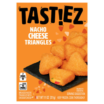 TAST!EZ Breaded Nacho Triangles with Cheddar Cheese, 11 oz