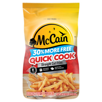 McCain Quick Cook Straight Cut Fries French Fried Potatoes, 26 oz