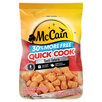 McCain Quick Cook Tasti Taters Seasoned Shredded Potatoes, 26 oz