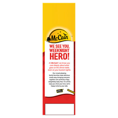 McCain Sweet Potato Crinkle Fries French Fried Potatoes, 19 oz