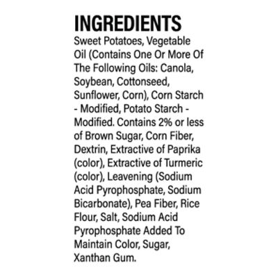 McCain Sweet Potato Crinkle Fries French Fried Potatoes, 19 oz