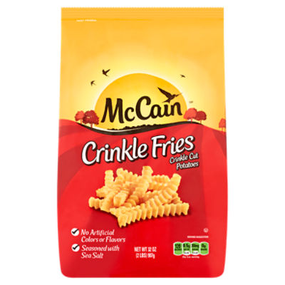 McCain Crinkle Fries, 32 oz, 32 Ounce