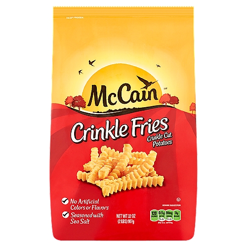McCain Crinkle Fries, 32 oz
Crinkle Cut Potatoes