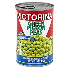 Victorina Selected Green Pigeon Peas, 15 oz