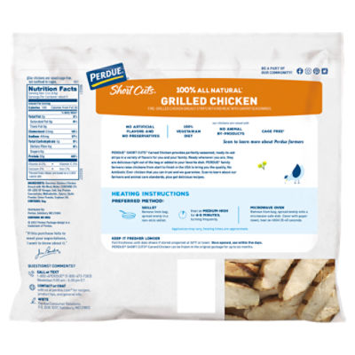 PERDUE SHORT CUTS Grilled Chicken Breast Strips 16 oz The