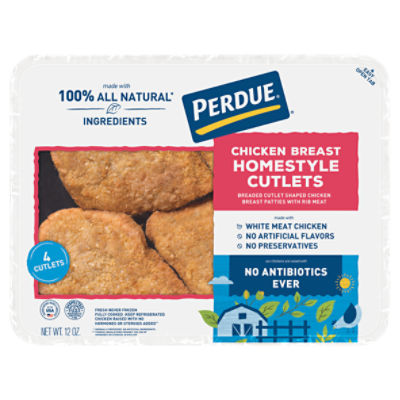 PERDUE® Homestyle Chicken Breast Cutlets, 12 oz. ShopRite