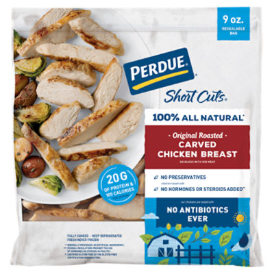 Perdue Short Cuts Original Roasted Carved Chicken Breast, 9 oz