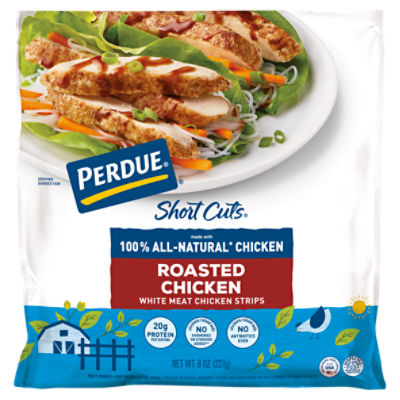 Perdue Short Cuts Original Roasted Carved Chicken Breast Skinless with Rib Meat, 8 oz