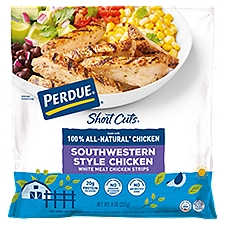 Perdue Short Cuts Grilled Southwestern Style Carved Chicken Breast Skinless with Rib Meat, 8 oz