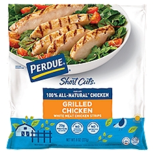 Perdue Short Cuts Grilled Carved Chicken Breast Skinless with Rib Meat, 8 oz