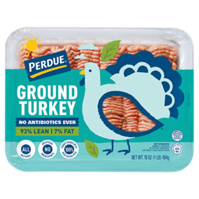 PERDUE® 93% Lean Dark Ground Turkey, 1 lb., 16 Ounce