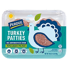 PERDUE® Fresh Ground Turkey Patties, 16 Ounce