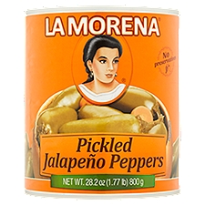 La Morena Pickled Jalapeño Peppers, 28.2 oz