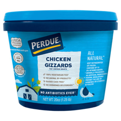 PERDUE® Fresh Chicken Gizzards (May Contain Hearts), 20 oz Cup ShopRite