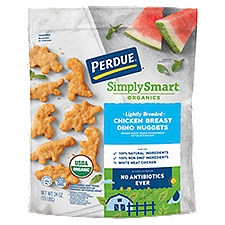 Perdue Simply Smart Organics Lightly Breaded Chicken Breast Nuggets, 24 oz