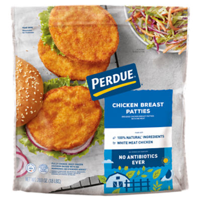Frozen Chicken-Style Plant-Based Breaded Patties at Whole Foods Market