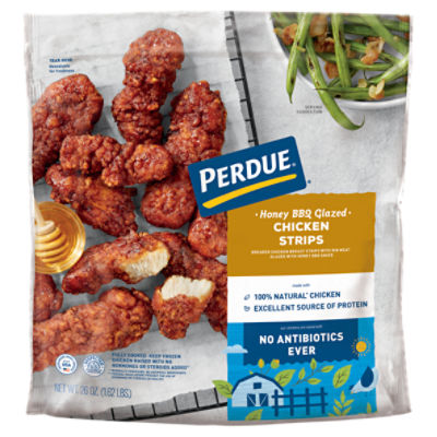 PERDUE® Honey BBQ Glazed Breaded Chicken Strips, 26 oz., 26 Ounce