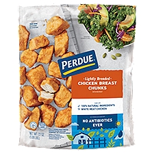 Perdue Lightly Breaded, Chicken Breast Chunks, 22 Ounce