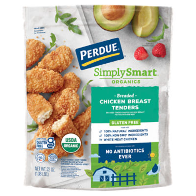 Perdue Simply Smart Organics Breaded Chicken Breast Tenders, 22 oz