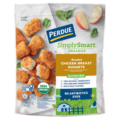 PERDUE® SIMPLY SMART® ORGANICS Gluten Free Breaded Chicken Nuggets, 22 oz., 22 Ounce