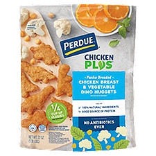 PERDUE CHICKEN PLUS Chicken Breast Vegetable Dino Nuggets 22 oz., 22 Ounce